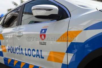 Presentación de los nuevos vehículos de la Policía Local de Telde (Foto TA)